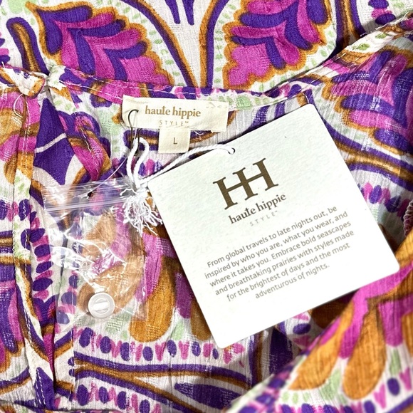 Haute Hippie Rayon Top NWT [11059] - Picture 5 of 7